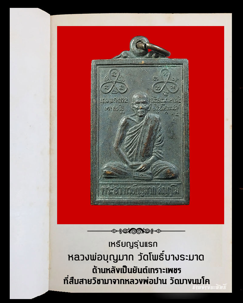 เหรียญรุ่นแรก หลวงพ่อบุญมาก วัดโพธิ์บางระมาด ตลิ่งชัน 2 - 2