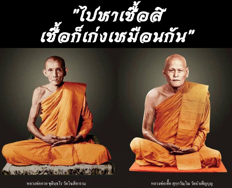 พระสิงห์ป้อนเหยื่อ หลวงพ่อเชื้อ วัดใหม่บำเพ็ญบุญ ชัยนาท - 4