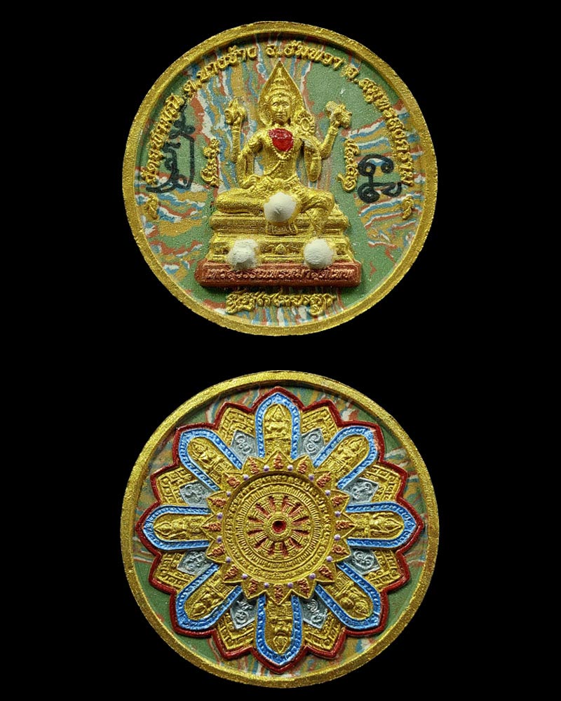 พระผงเทวธรรม ๘ ทิศ พระอาจารย์อิฏฐ์ วัดจุฬามณี - 2