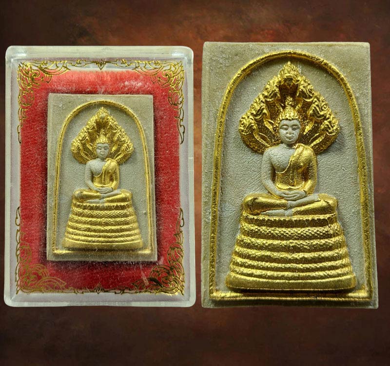 พระนาคปรกเนื้อผง รุ่น 96 ปี ธมฺมวิตกฺโก พ.ศ.2524 - 3