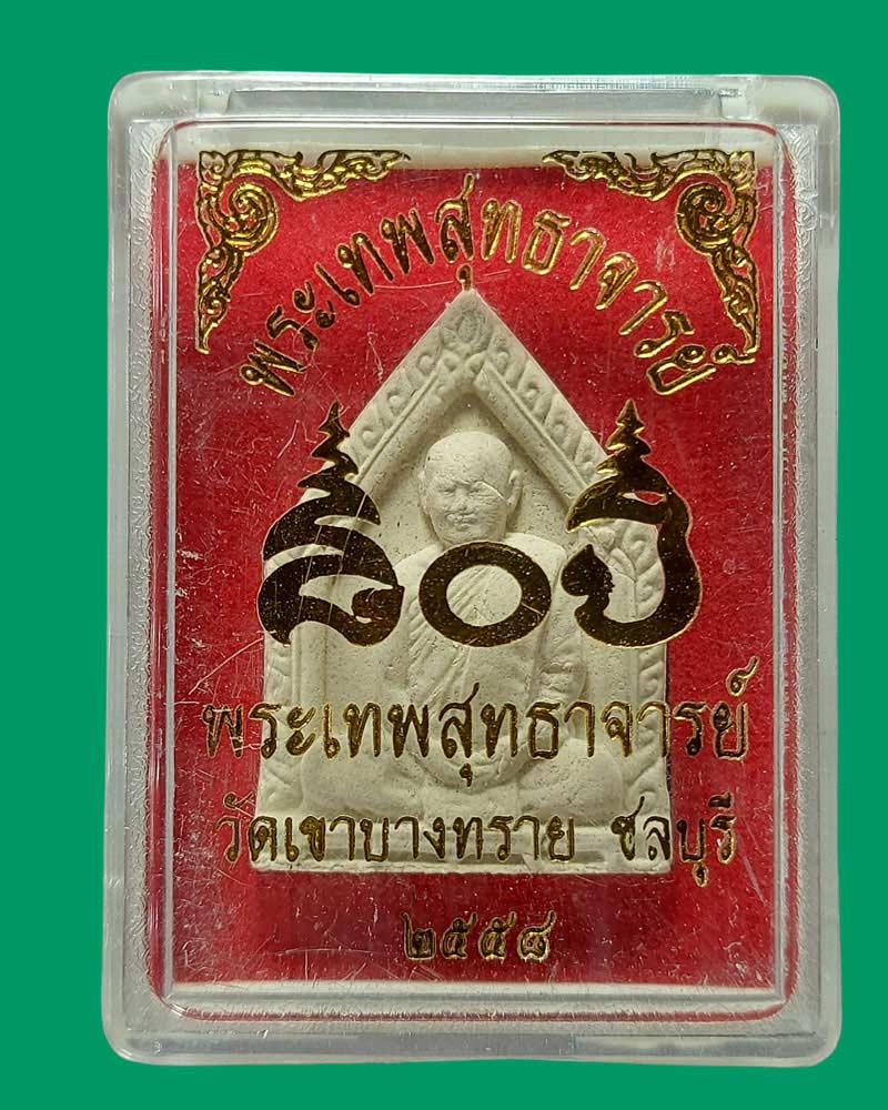 พระผงรูปเหมือน เจ้าคุณอนันต์ วัดเขาบางทราย ชลบุรี - 5