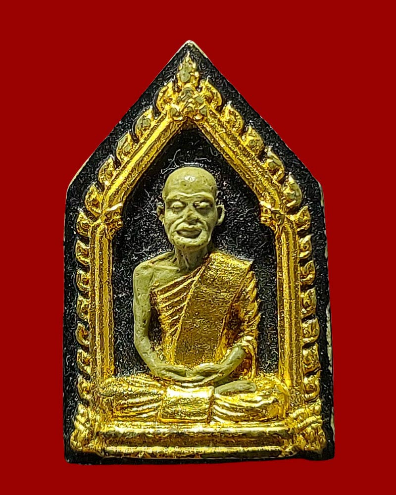 พระผงรูปเหมือน เจ้าคุณนร ฯ พระชุดไตรภาคี พิมพ์เล็ก - 2