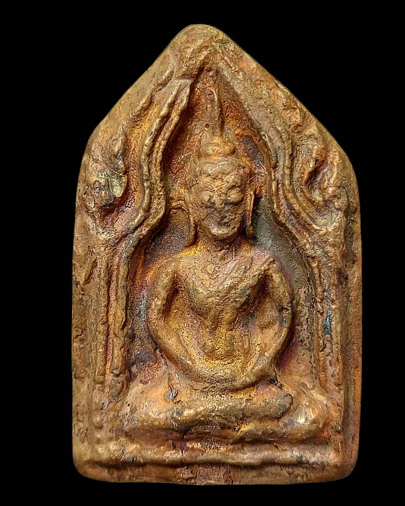 พระขุนแผนบ้านกร่าง รุ่น ทรงพล ปี 2542 เนื้อทองแดง - 2