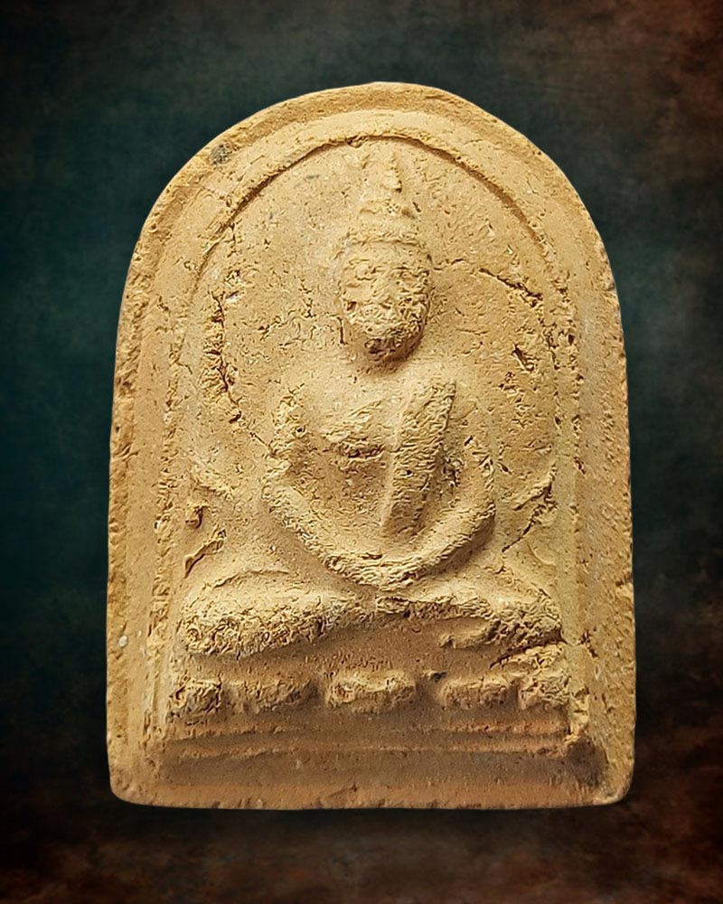 พระเครืองเนื้อดิน เจ้ามุ้ย (พระมงคลทิพยมุนี) เจ้าอาวาสรูปที่ 8 ของวัดจักรวรรดิฯ - 2