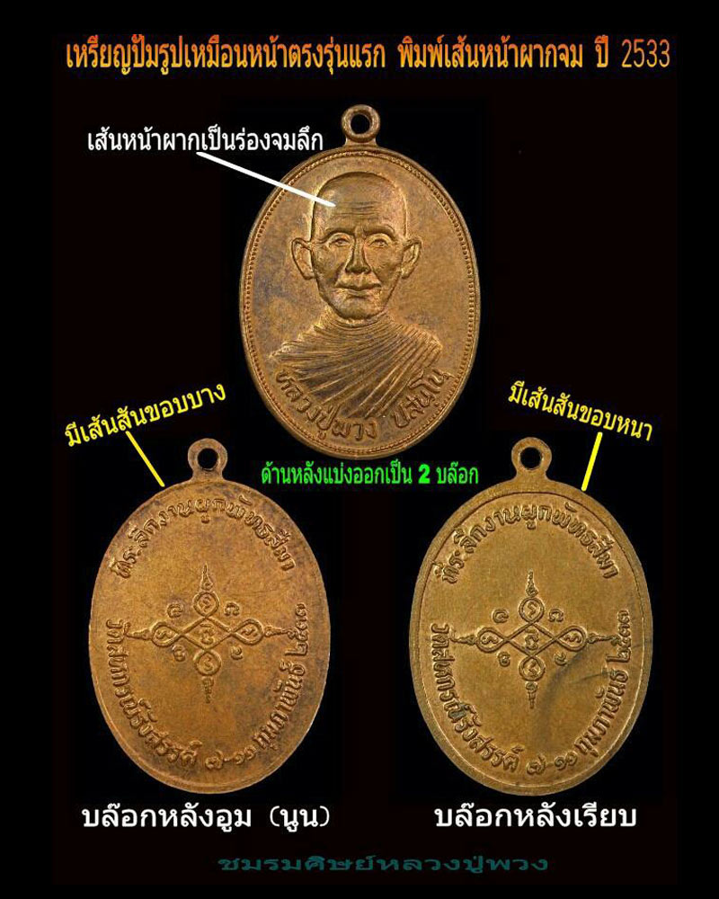 เหรียญ รุ่นแรก หลวงปู่พวง วัดสหกรณ์รังสรรค์ - 5