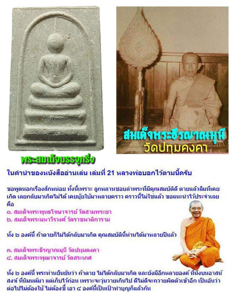 พระสมเด็จกริ่ง สมเด็จพระธีรญาณมุนี (สนิธ เขมจารีมหาเถร ป.ธ.9) - 1
