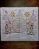 ผ้ายันต์ นางกวัก เขียนมือ ลงสี 