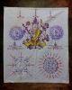 ผ้ายันต์ พระนารายณ์ ลงสี 