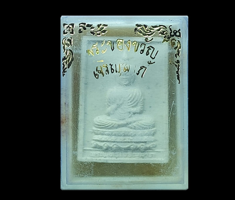พระผงของขวัญเจริญลาภ หลวงปู่คำพันธ์ วัดธาตุมหาชัย - 4