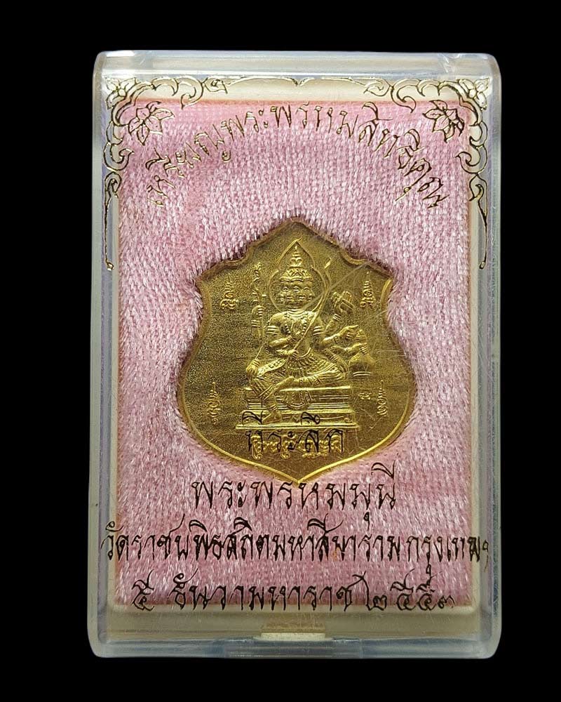 เหรียญพระพรหมสิทธิคุณ ที่ระลึก พระพรหมมุนี วัดราชบพิธ ปี 53 - 4