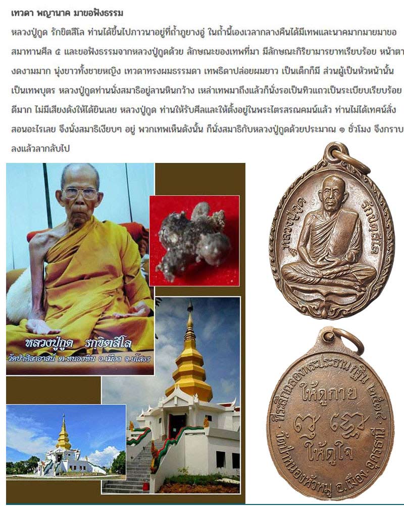 เหรียญรุ่น 2 ให้ดูกาย ให้ดูใจ หลวงปู่กูด รักขัตสีโล วัดป่าหนองหัวหมู - 2