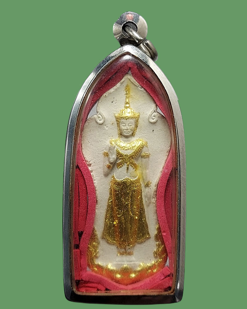 พระผงพิมพ์จักรพรรดิ์ประทานพร ฝังพญาเหล็กไหล - 2