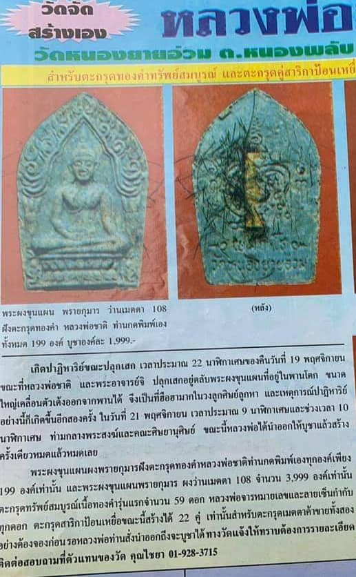 ขุนแผนหมูนอนตอง หลวงพ่อชาติ เขมจาโร วัดหนองยายอ่วม - 5
