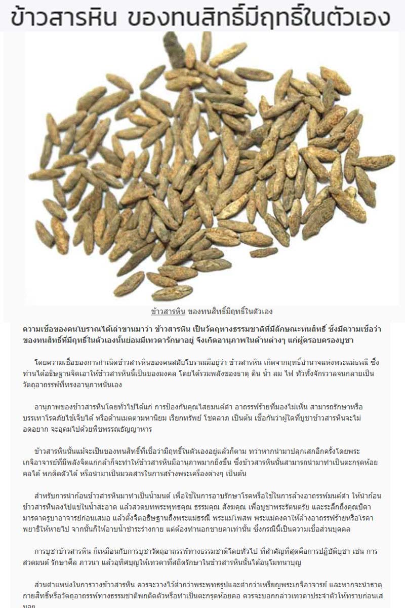 นางพญา ข้าวสารหิน หลวงพ่อเขียน วัดกระทิง - 5
