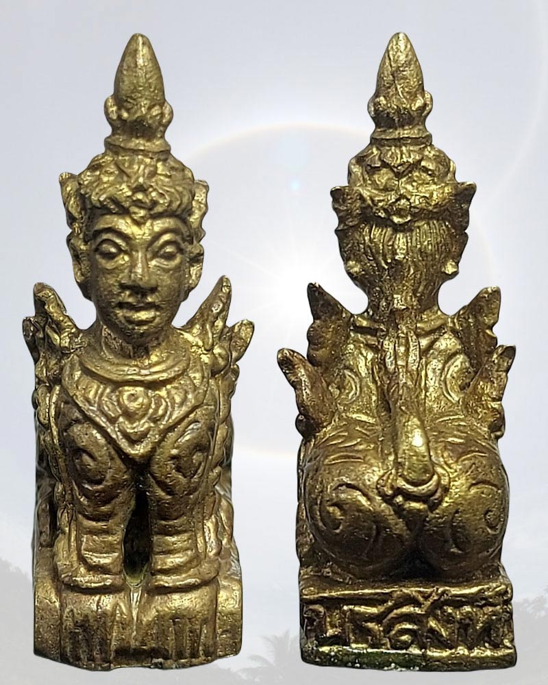 เทพนรสิงห์ วัดป่าไผ่ จ.ราชบุรี อุดผงใต้ฐาน - 4