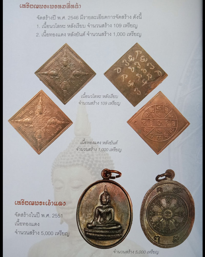 เหรียญพระเจ้าแดง ปี2551 ครูบากฤษดา วัดสันพระเจ้าแดง - 3
