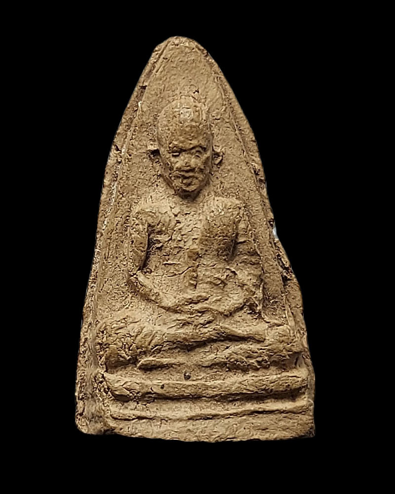 พระรูปเหมือน ครูบาศรีวิชัย รุ่นอัฐิหลังย่น รุ่น 4 พ.ศ.2511 - 3