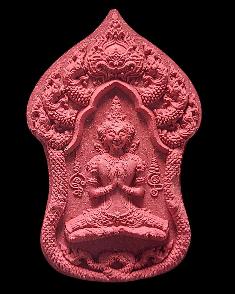 ขุนแผนมหาเสน่ห์ หลวงปู่มณี วัดวงศ์สวรรค์ ผสมเกศา โรยผงตะไบ  - 1
