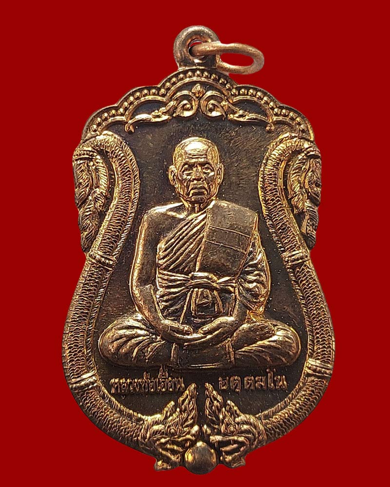 เหรียญมังกรคาบแก้ว รุ่นฉลองกุฏิหลังใหม่ หลวงพ่อเอื้อน วัดวังแดงใต้ - 2