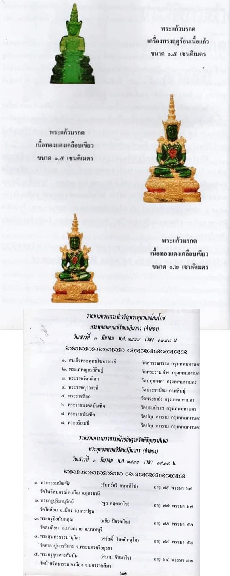 พระแก้วมรกต หลวงพ่อถาวร จิตฺตถาวโร - 2