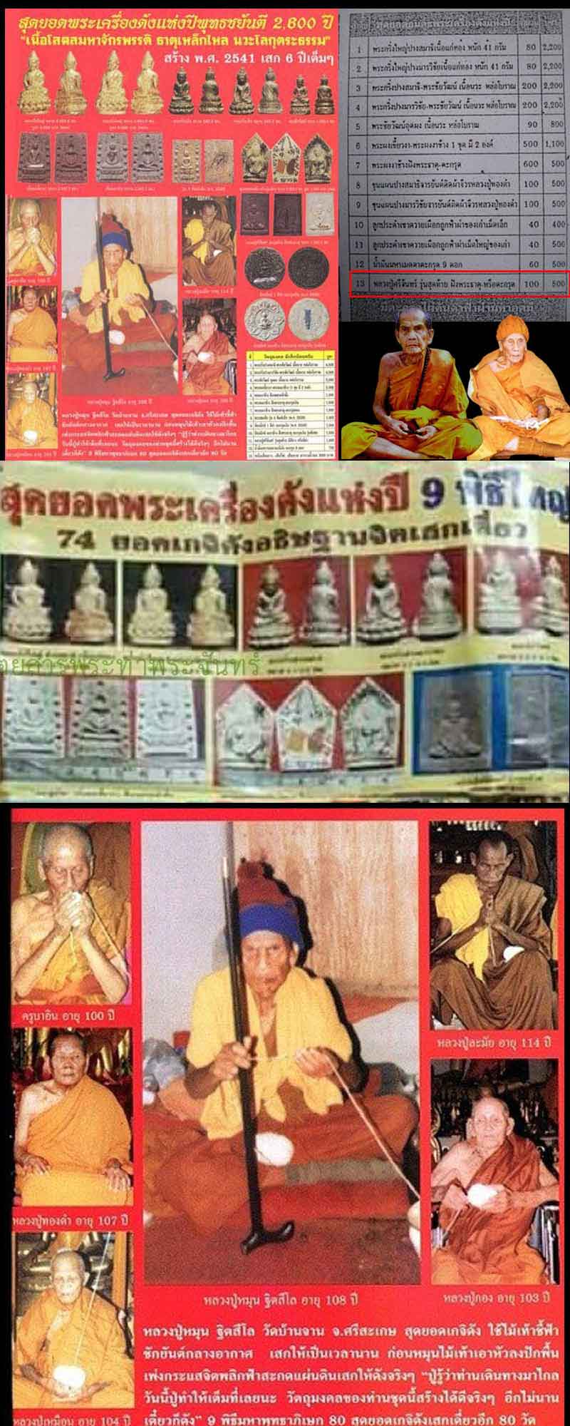 พระผงหลวงปู่ศรีจันทร์ วัดศรีสุทธาวาส ปี 2540 รุ่นพิเศษล้างอาถรรพ์ - 5