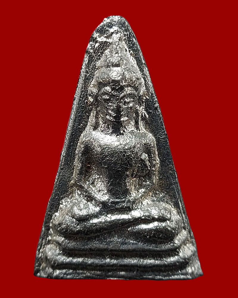 พระอู่ทองแจกทหาร ''จงอางศึก'' ปี 2510 เนื้อชิน - 3