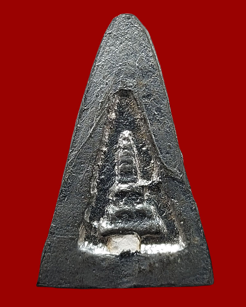 พระอู่ทองแจกทหาร ''จงอางศึก'' ปี 2510 เนื้อชิน - 5