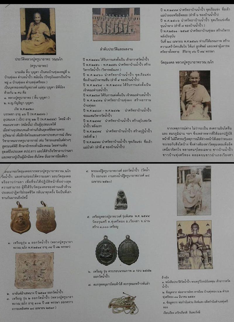 ผ้ายันต์อิ่นแก้ว ครูบาอาทะวงศ์ วณฺณโก วัดน้ำปั้ว จ.น่าน - 3
