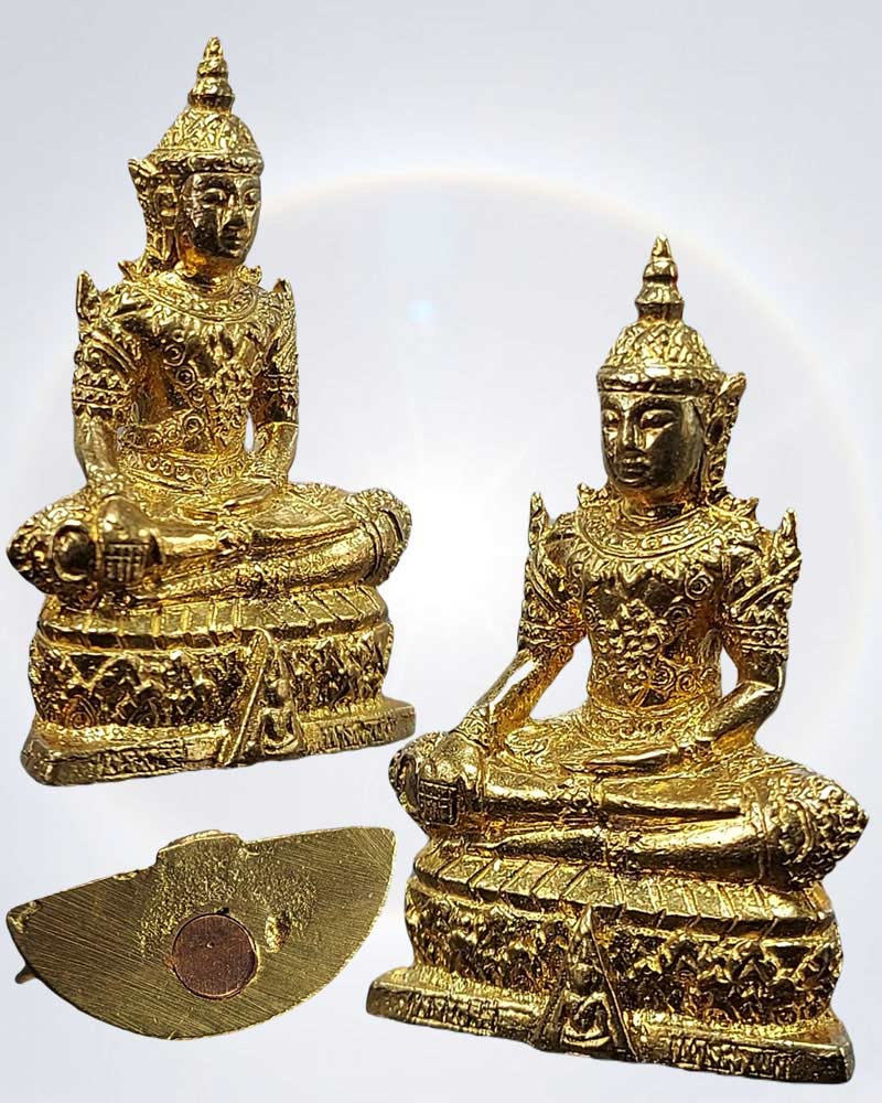 พระกริ่งสมเด็จนางพญาทรงเครื่อง พระอาจารย์ สายทอง+พระอาจารย์ สุริยันต์ - 3
