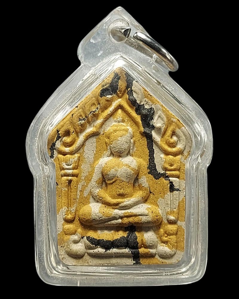 ขุนแผนลายเสือ ฝังตะกรุด รุ่น 1 พรายเงินพรายทอง วัดหนองผักหนาม ปี 60 - 1