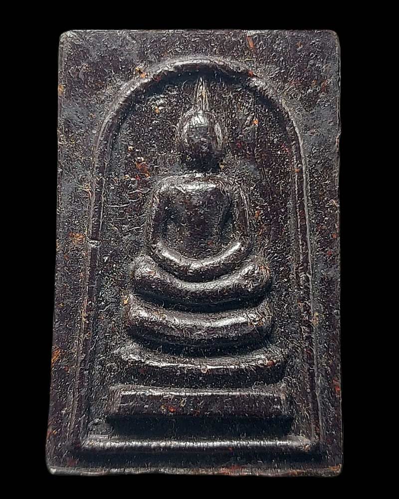 ตำนานครั่งเมืองเพชร สมเด็จเนื้อครั่ง วัดห้วยทรายใต้ หลังยันต์ ปี 35 - 2