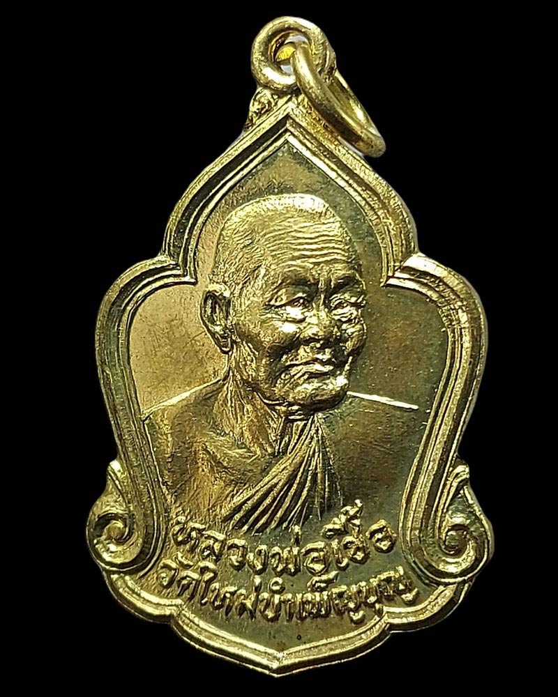 เหรียญหลวงพ่อเชื้อ วัดใหม่บำเพ็ญบุญ หลังพระพุทธ ออกวัดโบสถ์ราษฏร์บำรุง - 2