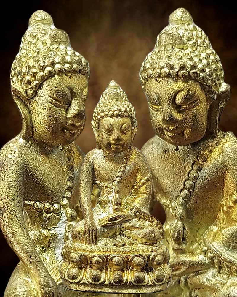 พระกริ่งเจ้าสัว หลวงพ่อเกษม วัดม่วง รุ่นเสาร์ห้า ปี 2536 - 1