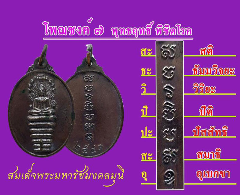 เหรียญนาคปรกรุ่นแรกเจ้าคุณธงชัย วัดไตรมิตร กรุงเทพ ปี 2541 - 2