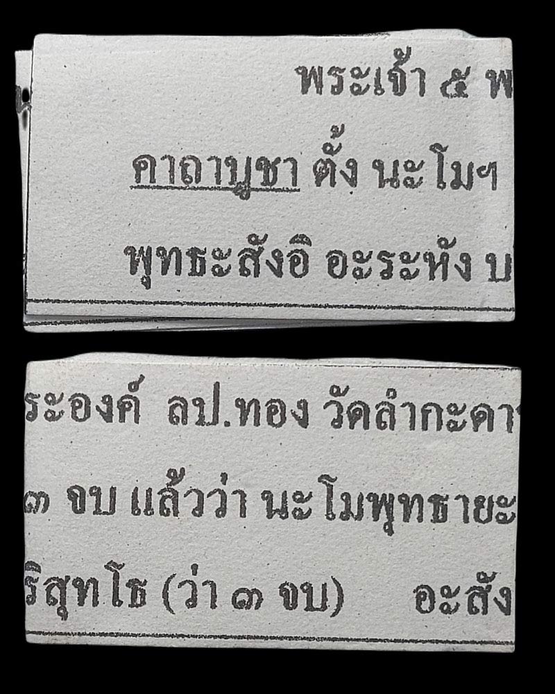 พระผง พระเจ้า 5 พระองค์ หลวงปู่ทอง วัดลำกระดาน - 1