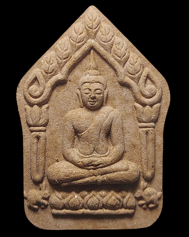 พระขุนแผนหลังกุมารทอง รุ่น สร้างอุโบสถ วัดช่องกลิ้ง จ.กาญจนบุรี - 2