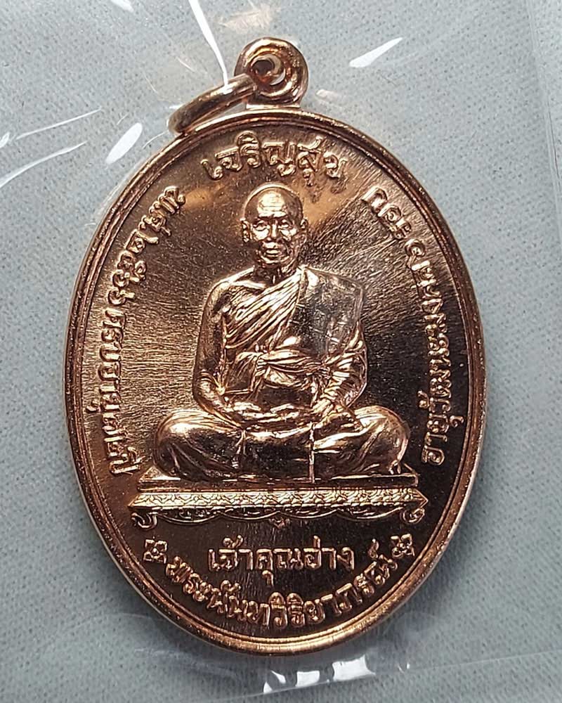 เหรียญอายุวัฒนมงคล 6 รอบ หลวงพ่อเจ้าคุณพระนันทวิริยาภรณ์ - 2