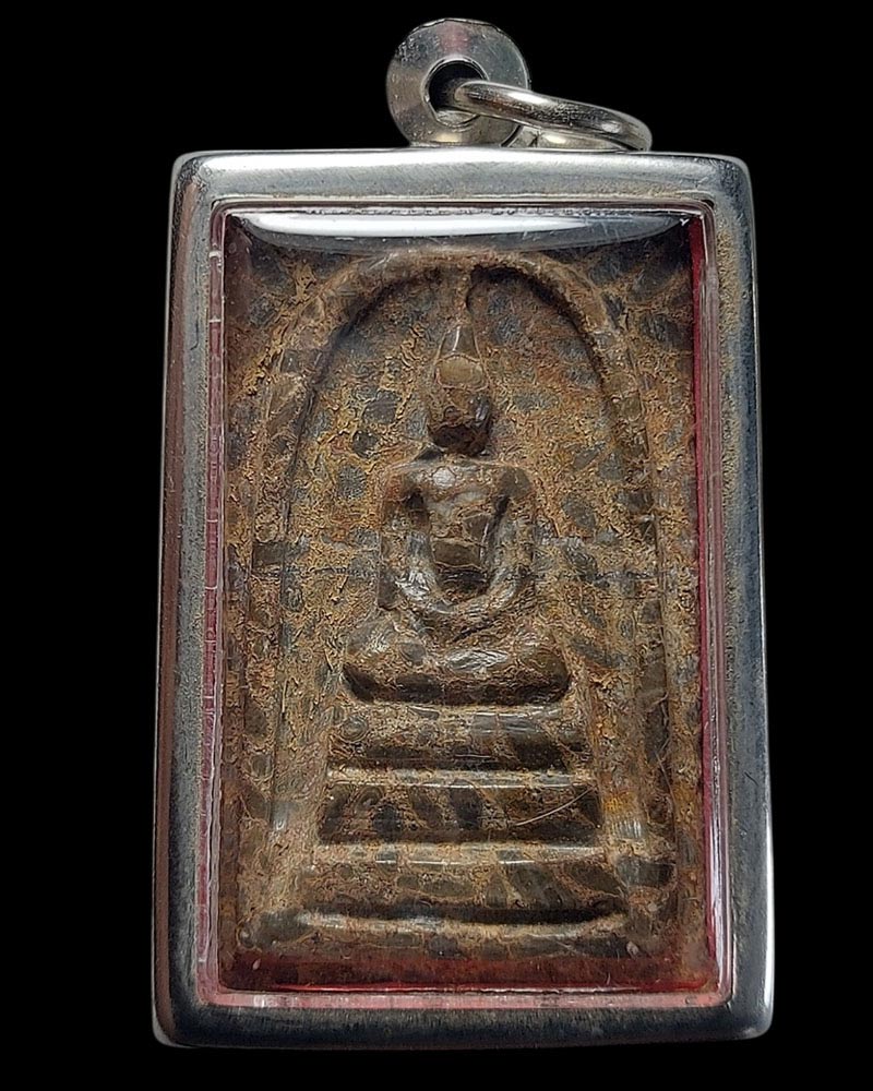 พระสมเด็จข้าวสารหิน หลวงปู่บุดดา ถาวโร รุ่นหนึ่งศตวรรษ ปี 2536 - 4