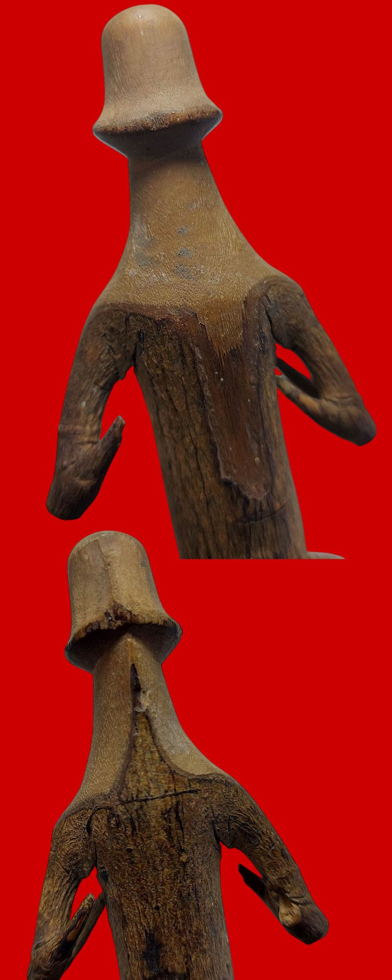 ปลัดขิกไม้พญาท้าวเอว หลวงปู่เมฆ วัดลำกระดาน - 4