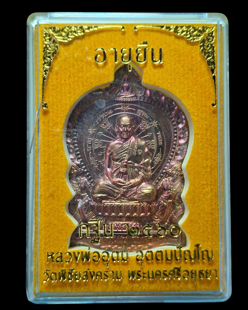  เหรียญนั่งพานรุ่นแรก หลวงพ่ออุดม วัดพิชัยสงคราม  - 5
