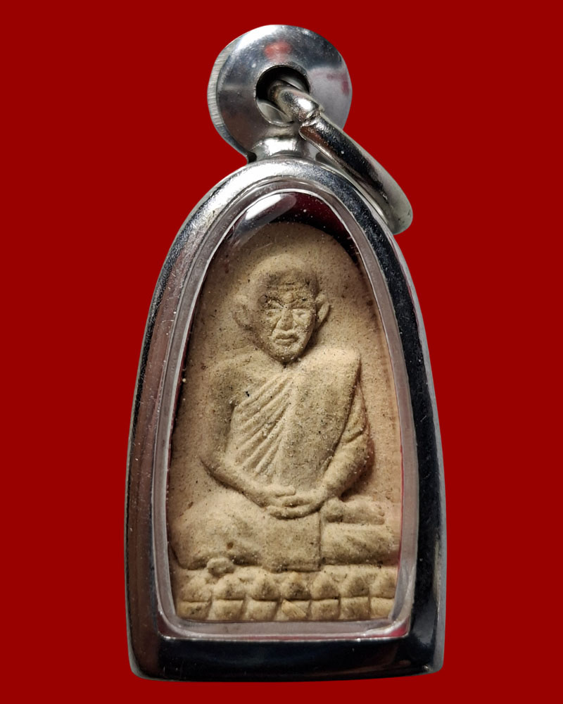 พระผงเพชรหลีก รูปเหมือน รุ่นแรก หลวงปู่มหาเจิม วัดสระมงคล - 4