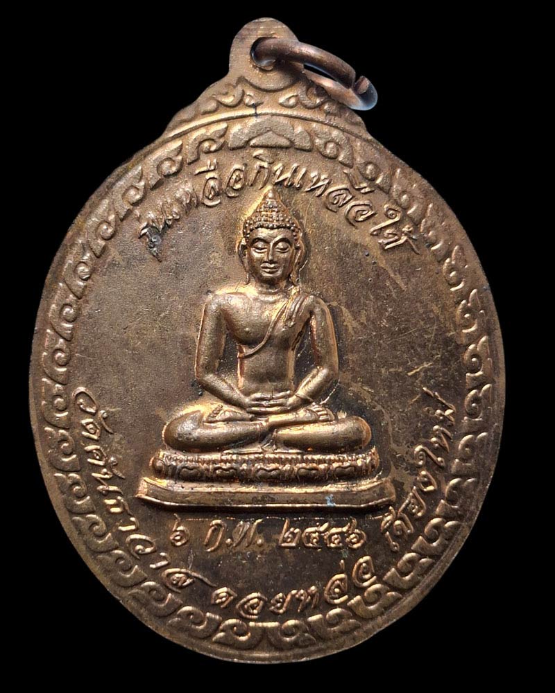เหรียญเหลือกินเหลือใช้ ครูบาอิน วัดฟ้าหลั่ง พ.ศ.2546 - 3