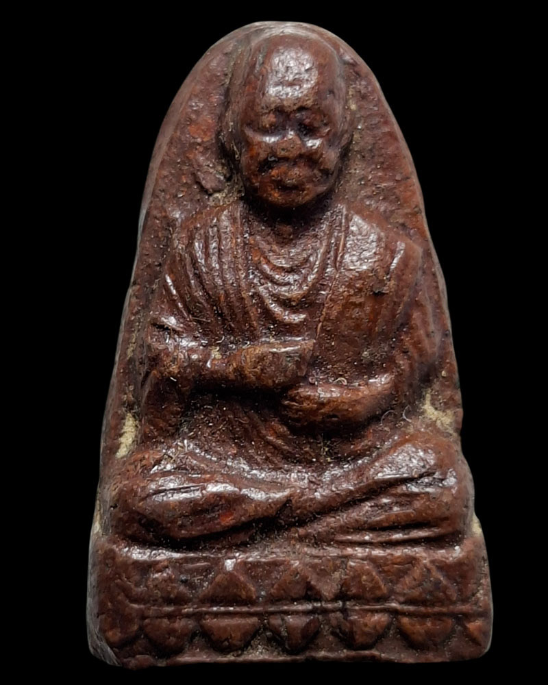 พระพิมพ์สมเด็จโต นั่งฐานบัว หลวงพ่อทาบ วัดกระบกขึ้นผึ้ง - 2