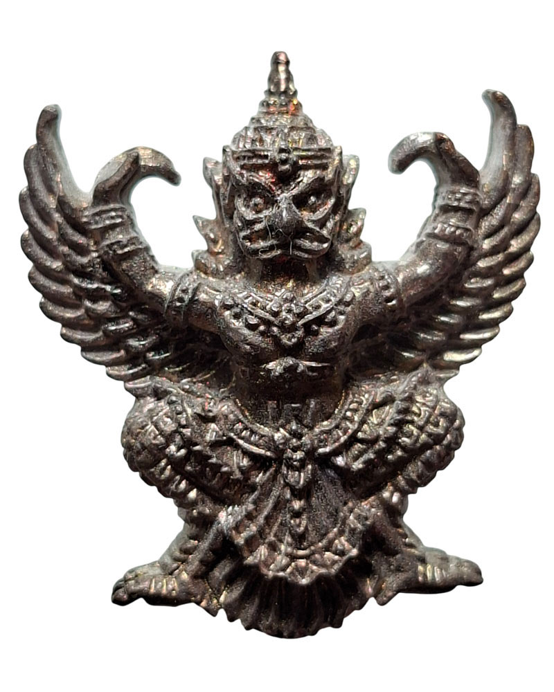 พญาครุฑกำลังแผ่นดิน วัดสุทธาราม ปลุกเสกที่ วัดพระแก้ว ปี 2540 - 2