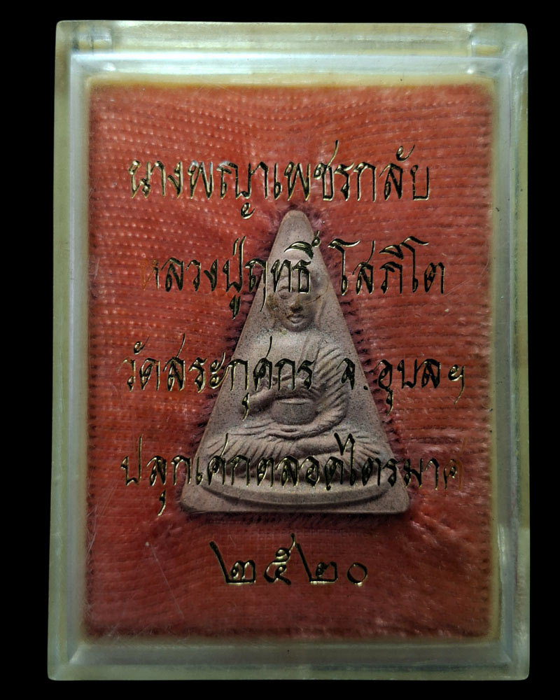 นางพญา เพชรกลับ หลวงปู่ญาท่านฤทธิ์ โสภิโต วัดกุศกร จ.อุบลราชธานี - 5