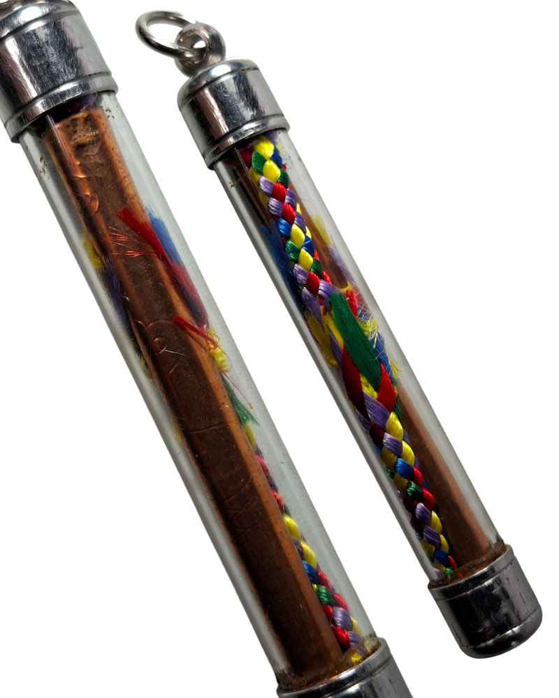 ตะกรุดนวหรคุณเกื้อหนุนชีวิต (ตะกรุดปืนเสีย)  หลวงพ่อสืบ วัดสิงห์ - 2