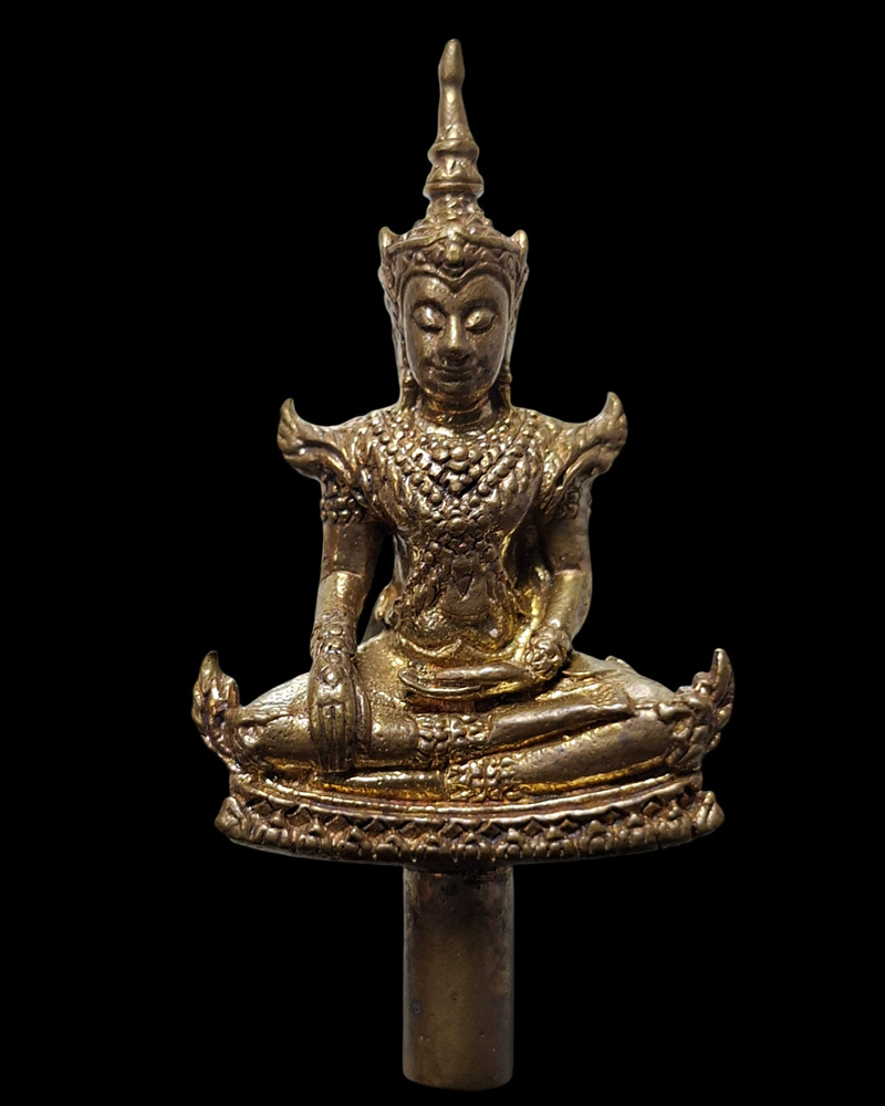 พระยอดธงทรงเครื่องจักรพรรดิ์ วัดโขงขาว จ.เชียงใหม่ - 3