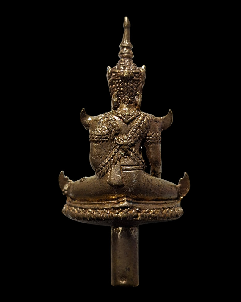 พระยอดธงทรงเครื่องจักรพรรดิ์ วัดโขงขาว จ.เชียงใหม่ - 4