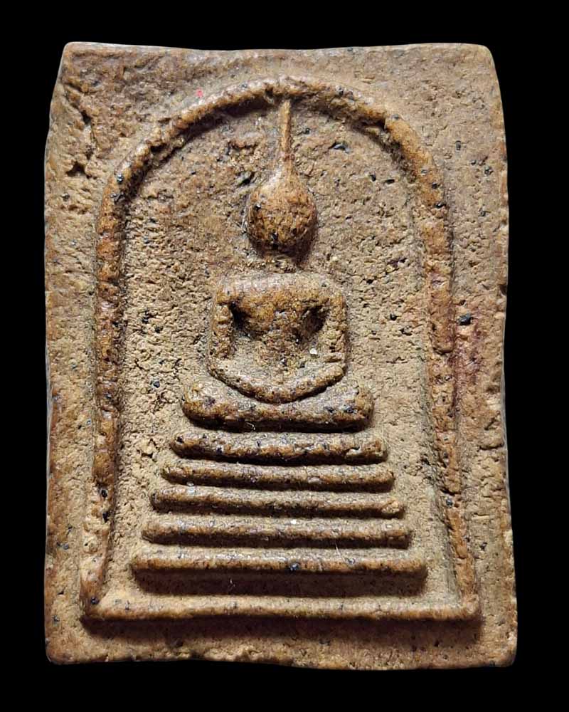 พระเนื้อผง พิมพ์สมเด็จหลังรูปเหมือน  หลวงพ่อสงฆ์ วัดเจ้าฟ้าศาลาลอย - 3