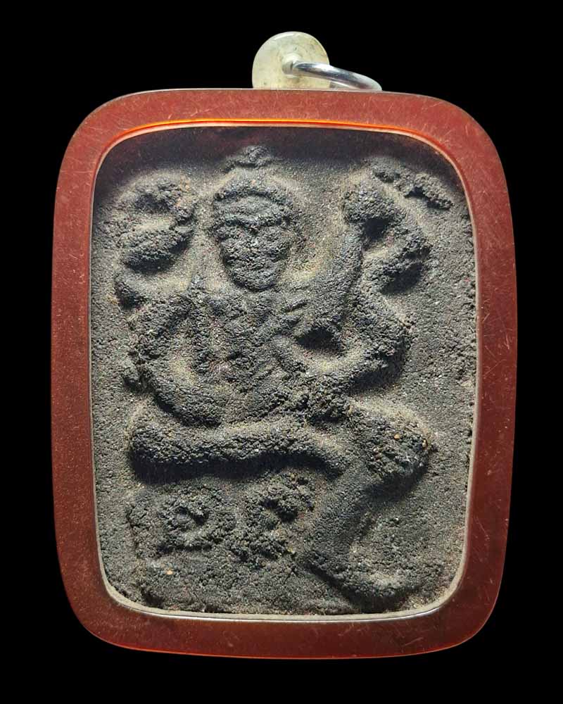 ฤๅษีนารายณ์ พิมพ์ใหญ่  หลวงปู่บุญโฮม วัดดงสวนผึ้ง เนื้อดินผสมแร่ธาตุกายสิทธิ์  - 3